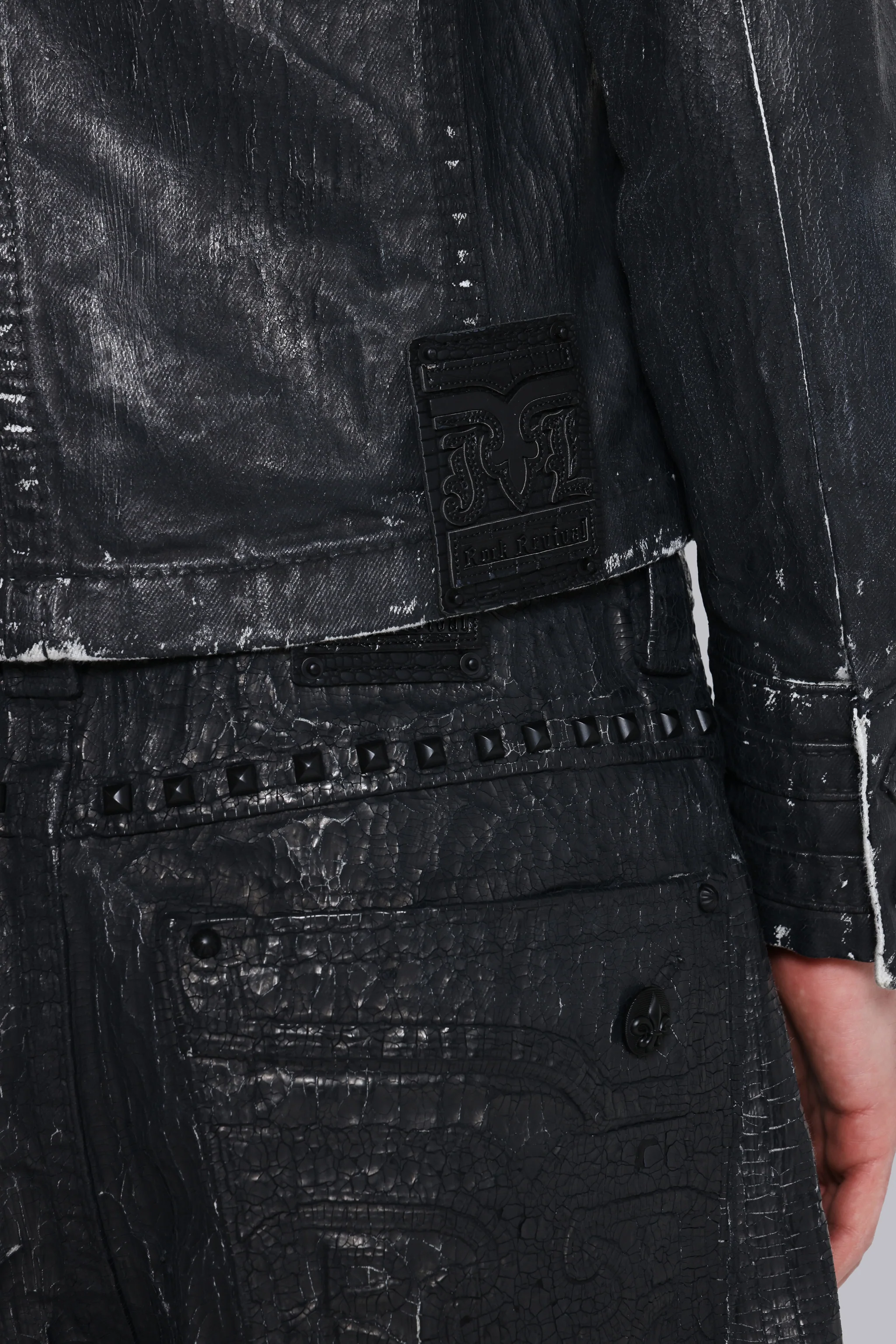 Rock Revival Military Moto Jacket - Image 8
