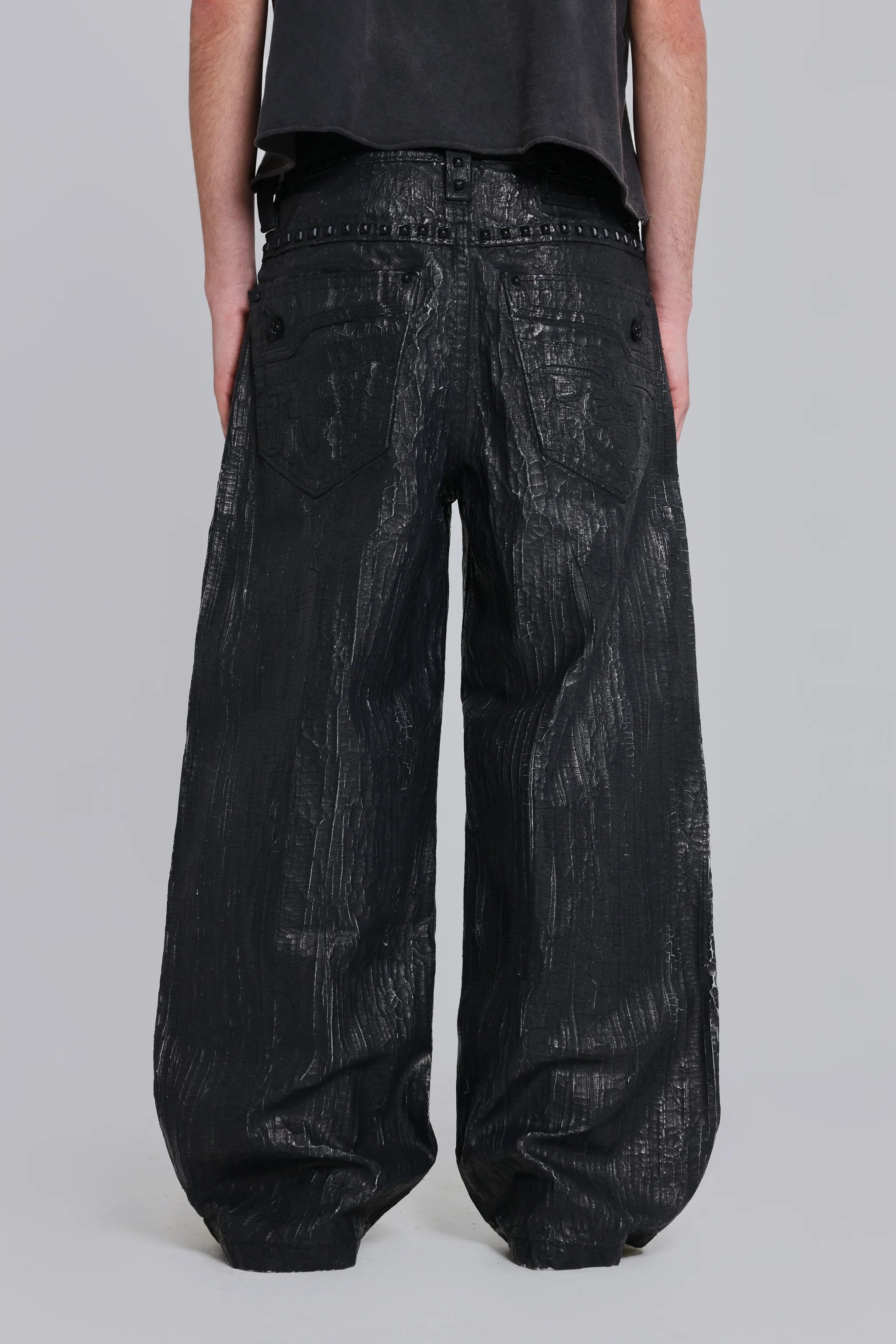 Rock Revival Moto Wax Jeans - Image 3