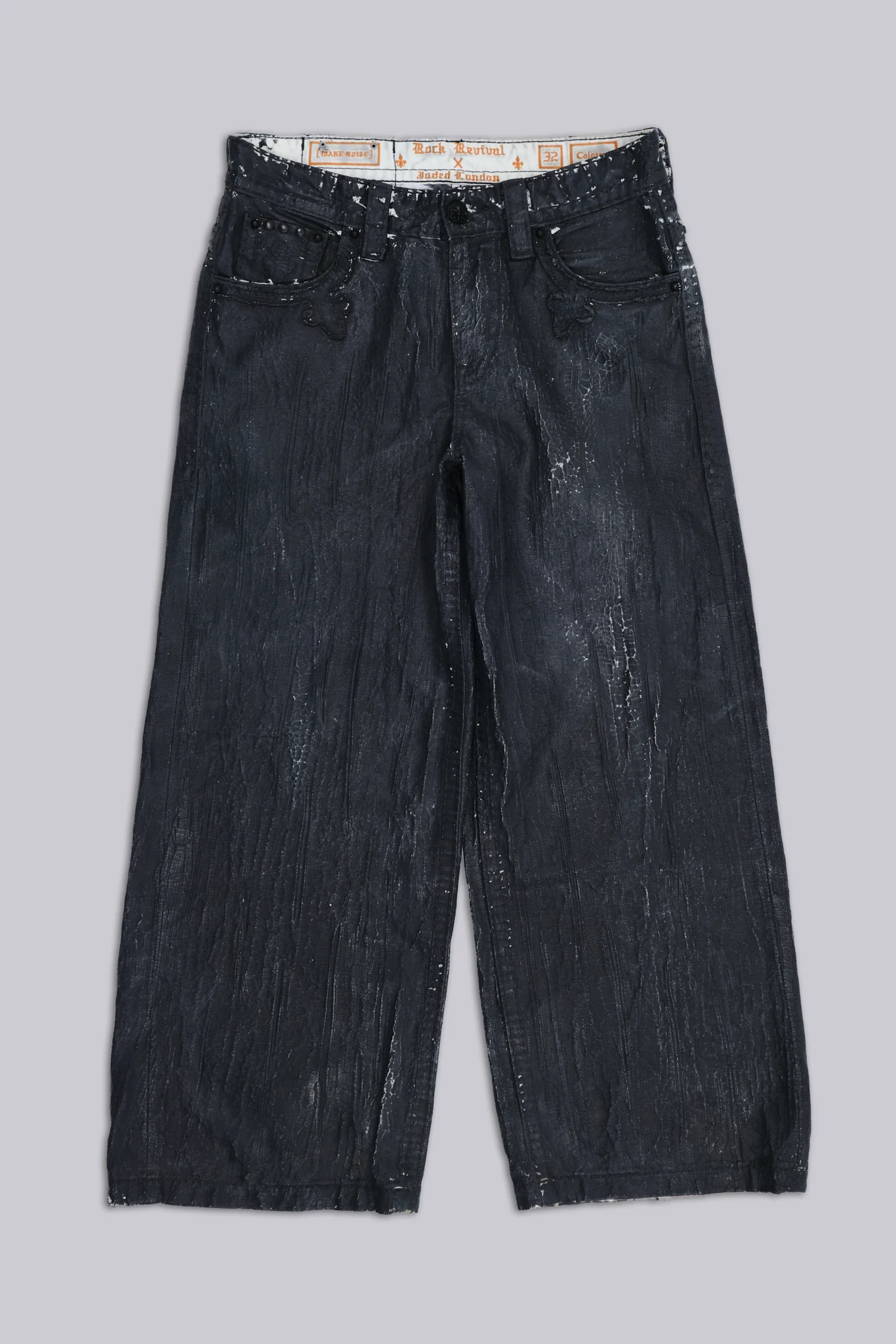 Rock Revival Moto Wax Jeans - Image 4