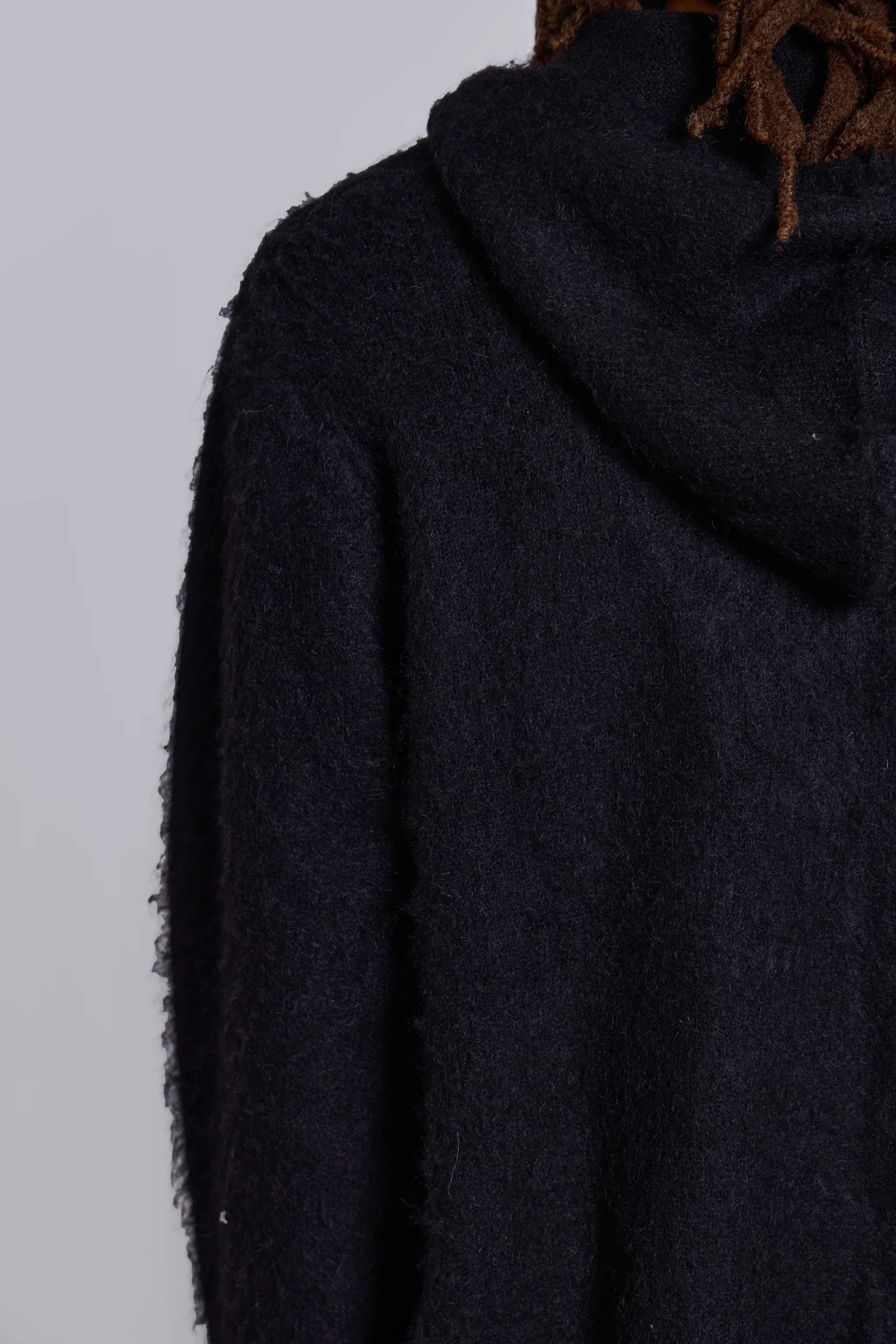 Scratch Mohair Zip-Up Hoodie - Image 10