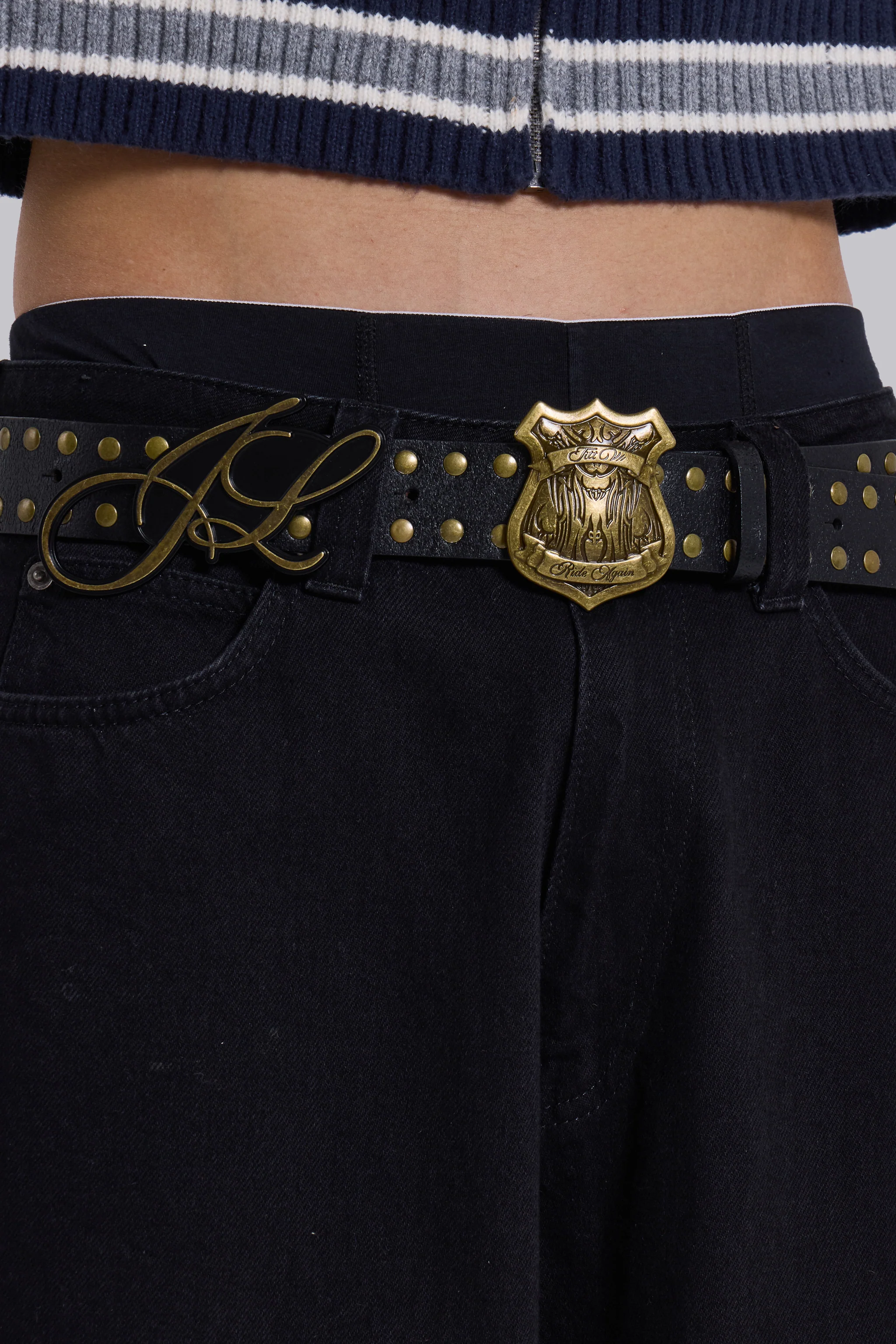 Shield Double Buckle Belt - Image 7