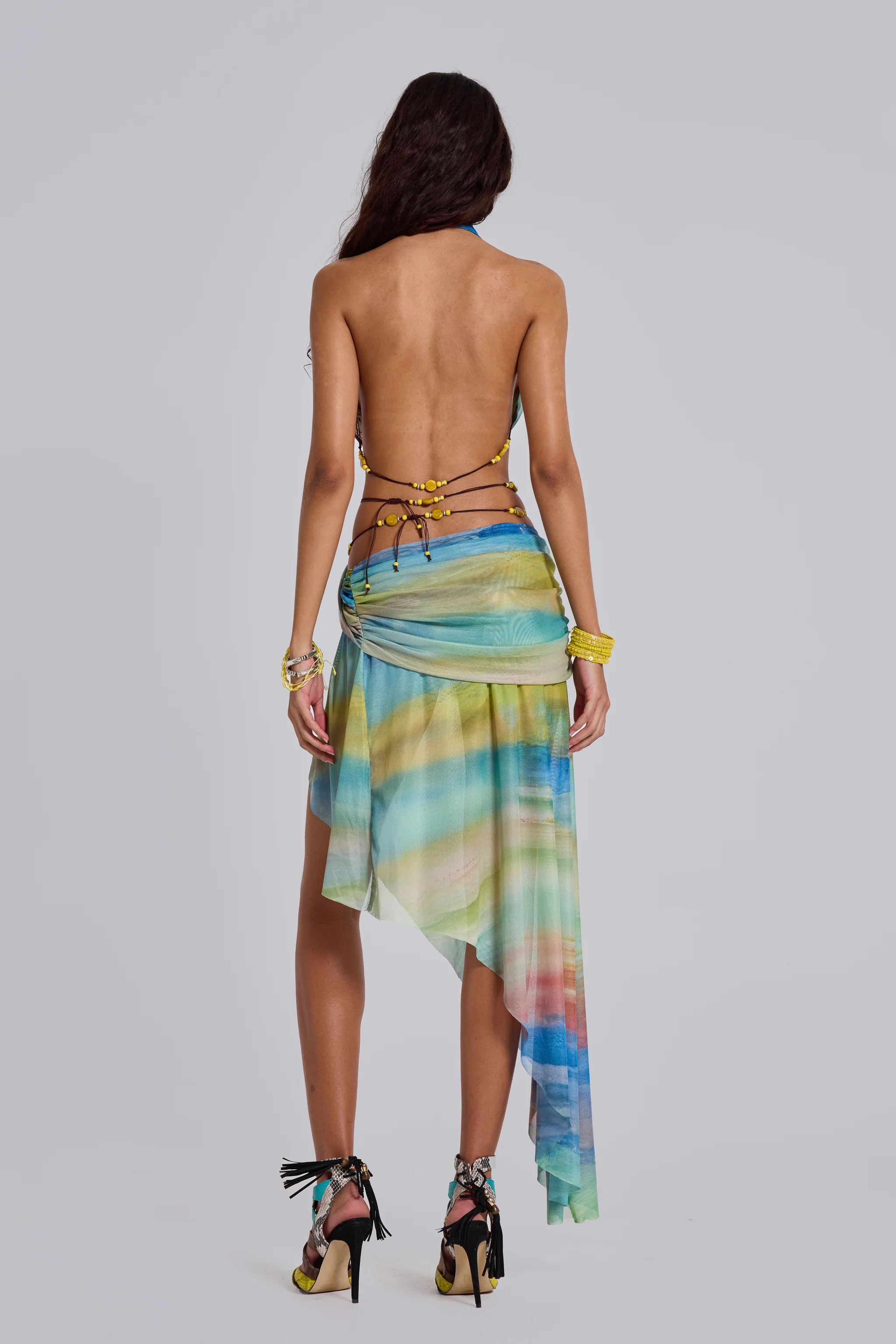 Soleila Draped Maxi Skirt - Image 4