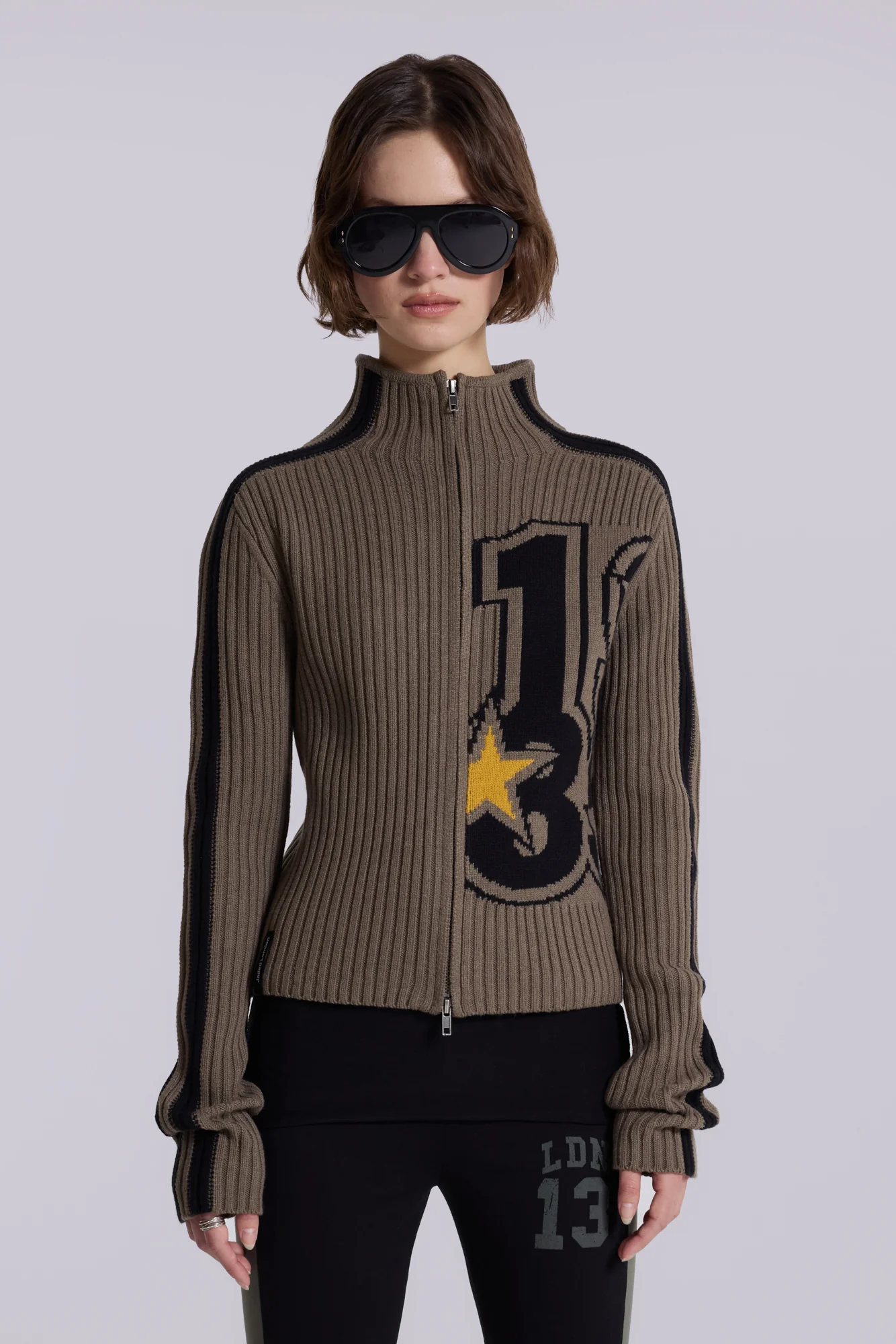 Sprint Zip Through Rib Knit - Image 5