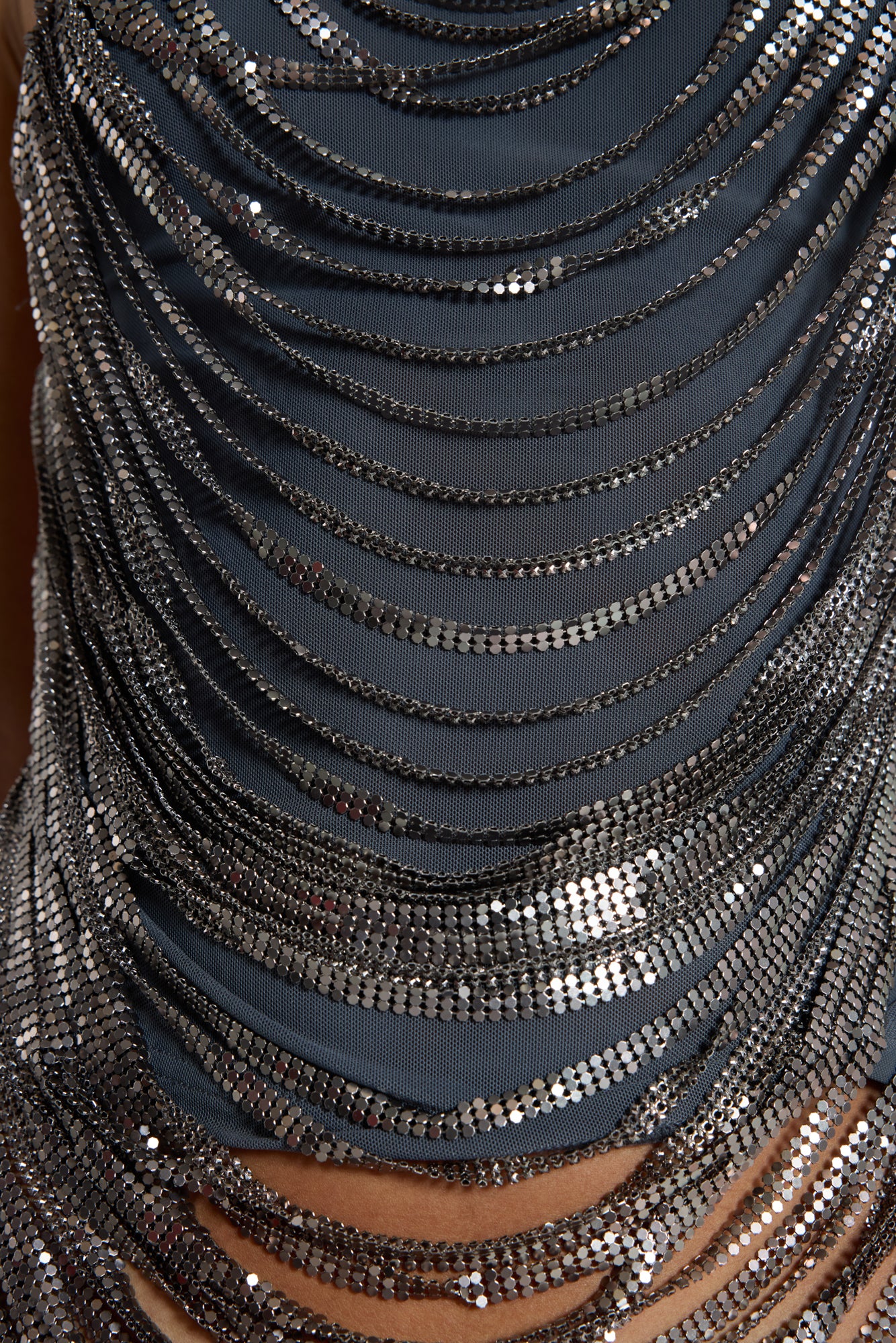 Strings Attached Backless Top in Chainmail - Image 5