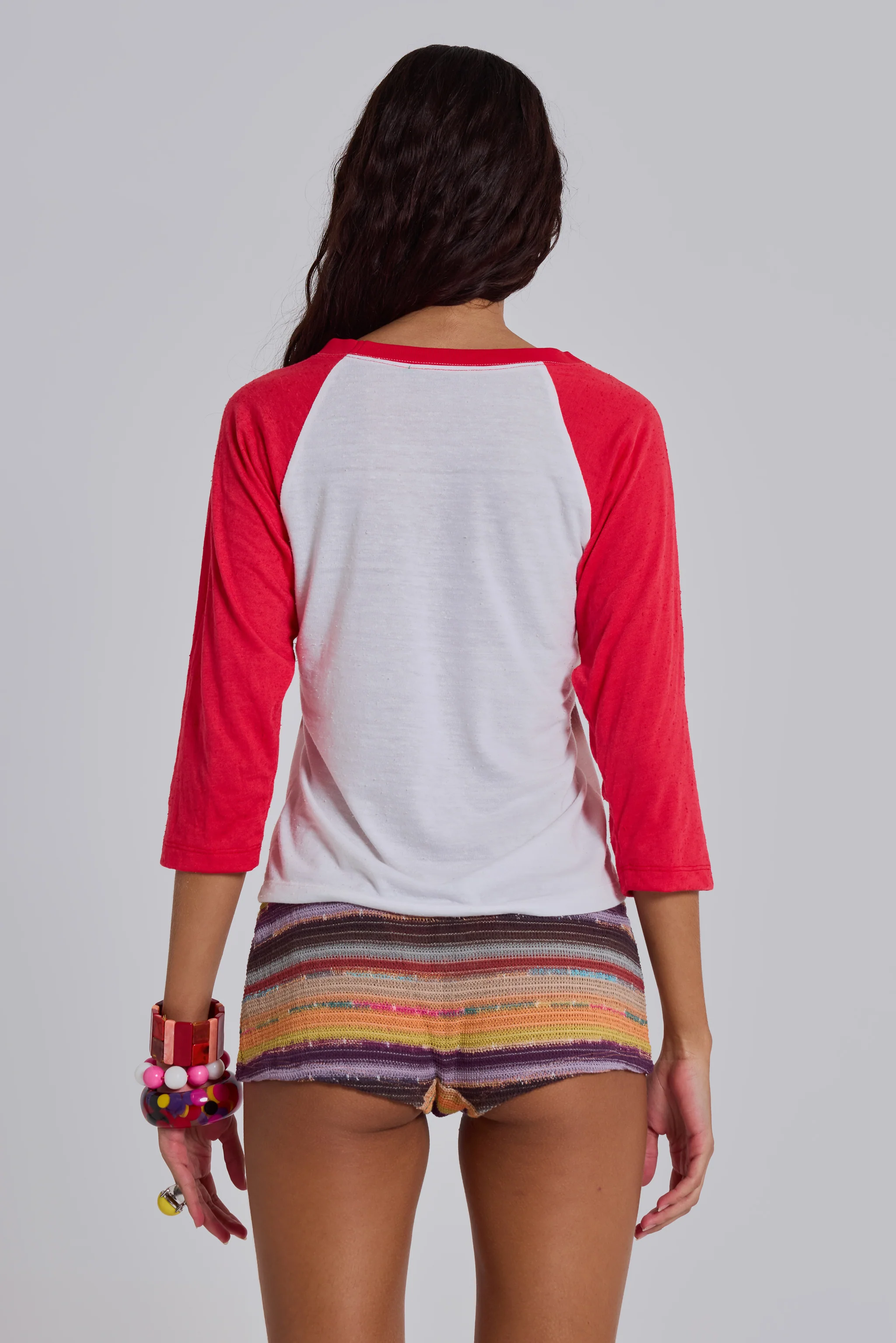 Sunset Airbrush Raglan Top - Image 4