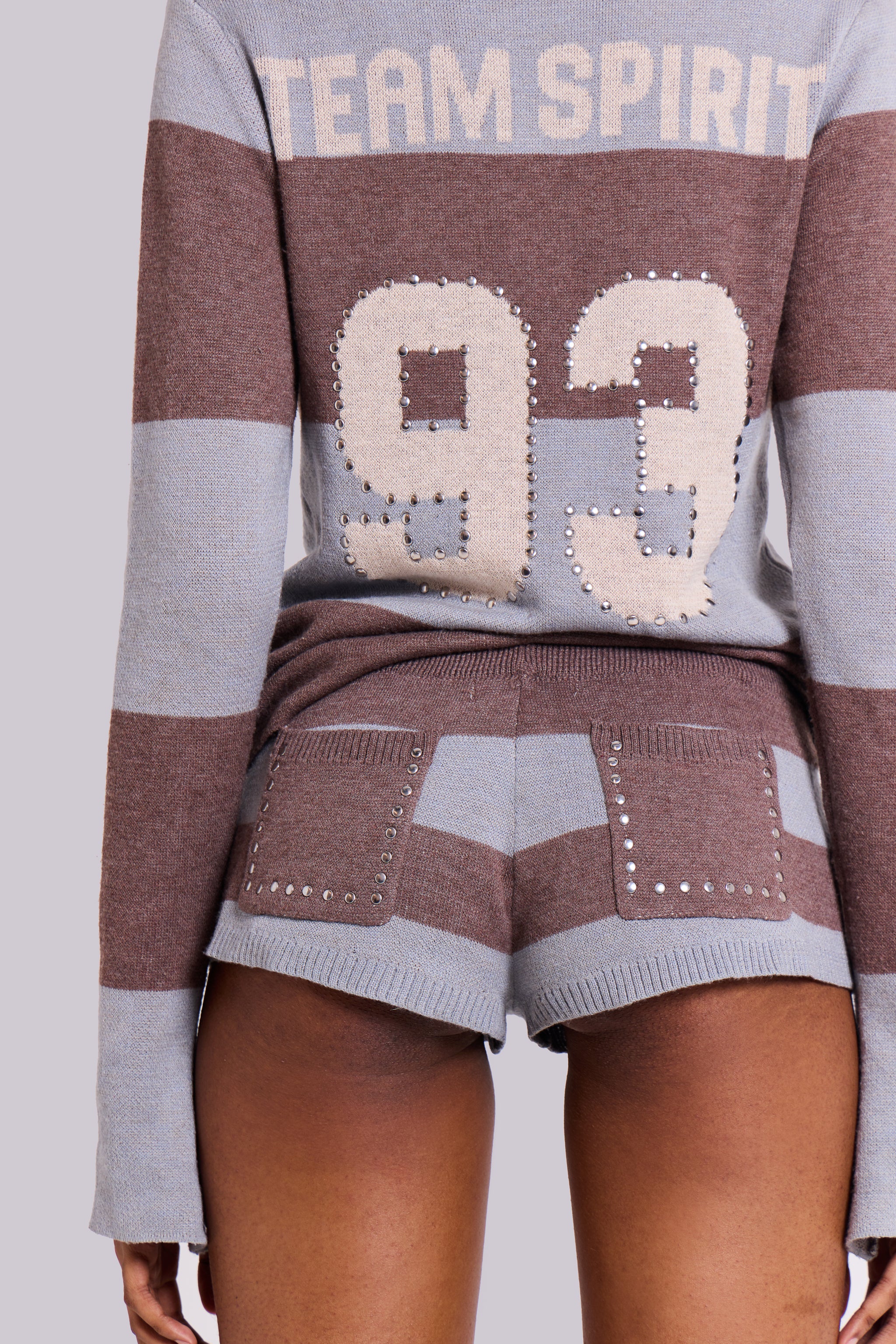 Team 93 Studded Knit Top - Image 4