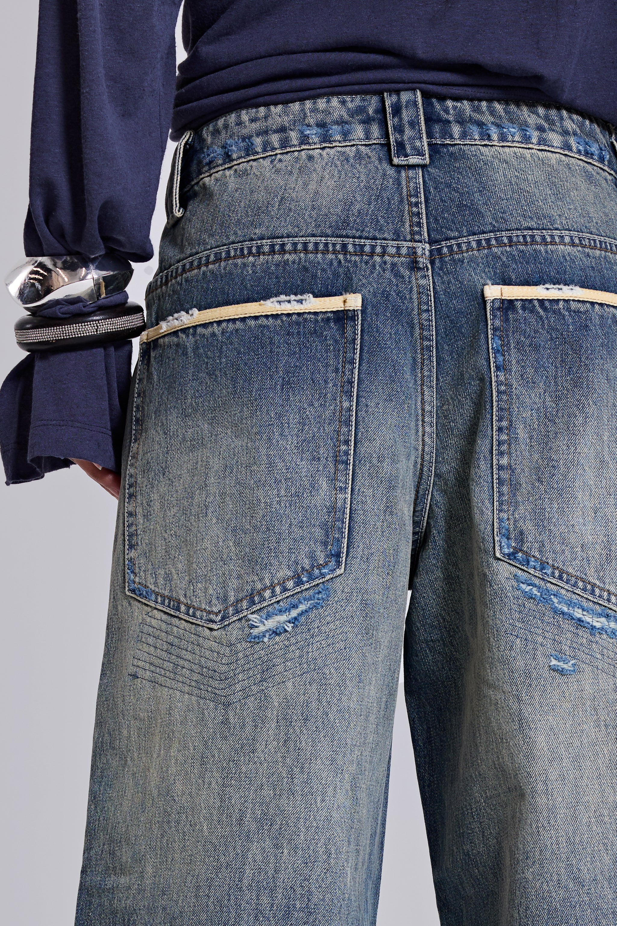 Torn Lowrise Colossus Jeans - Image 4