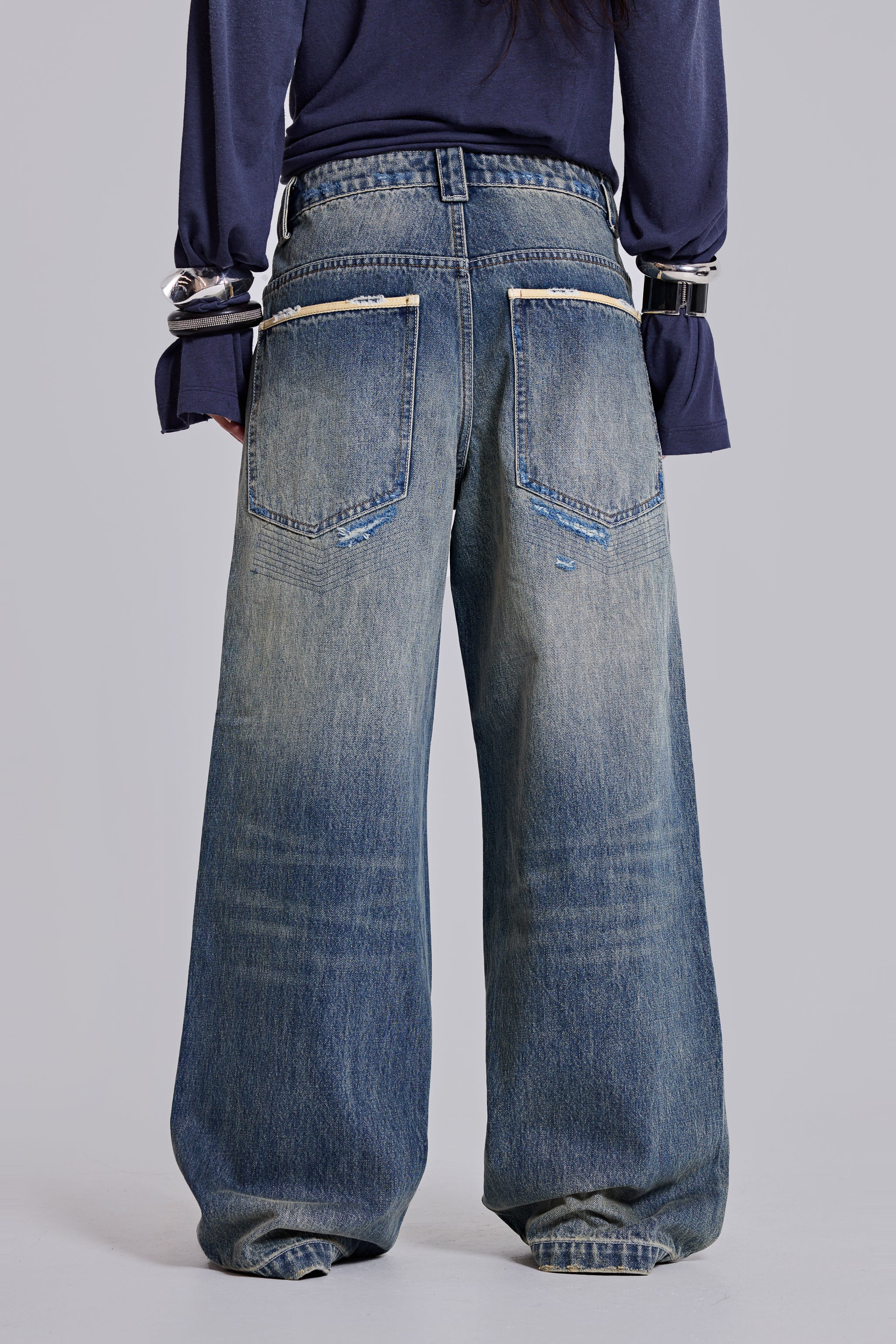 Torn Lowrise Colossus Jeans - Image 7