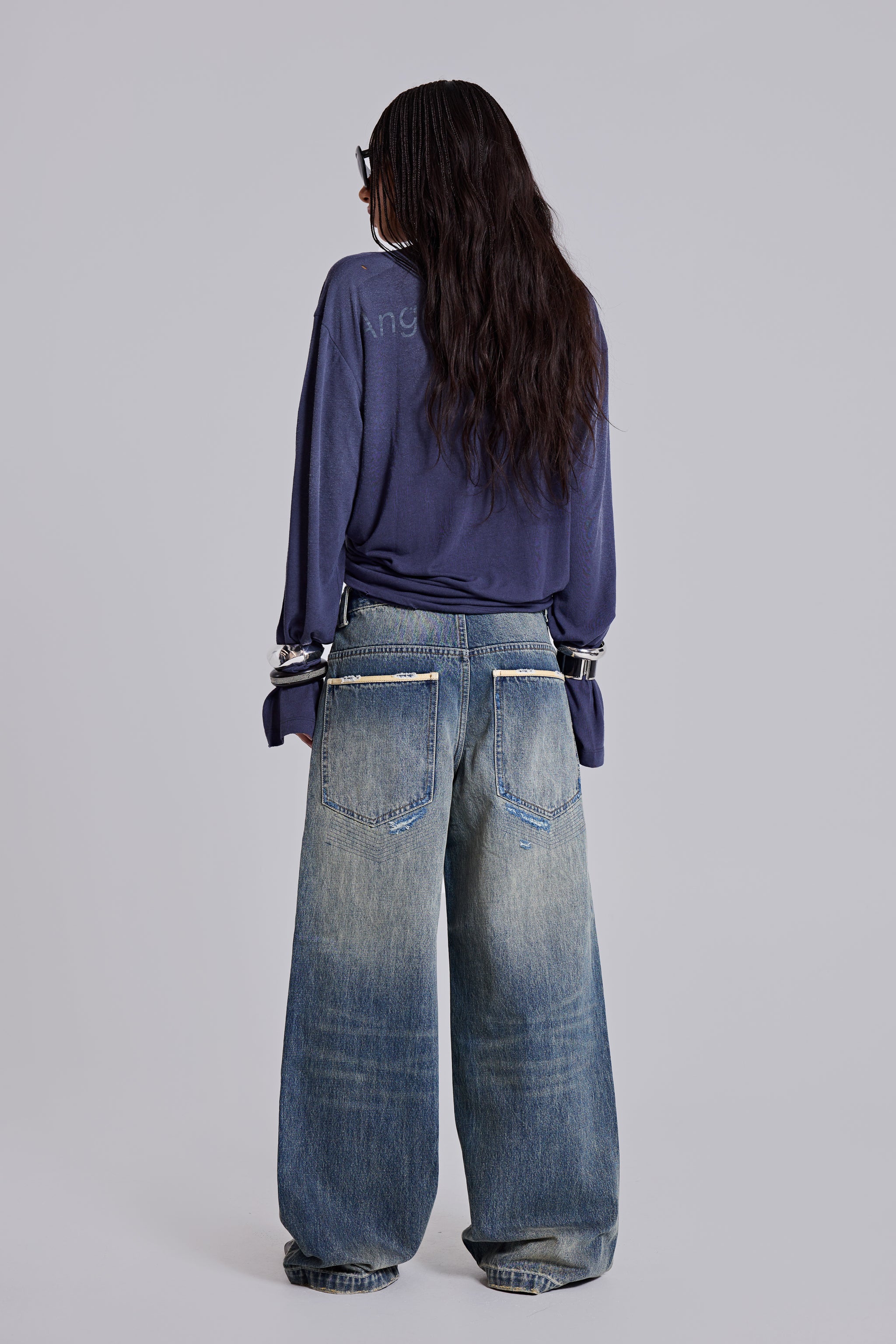 Torn Lowrise Colossus Jeans - Image 9