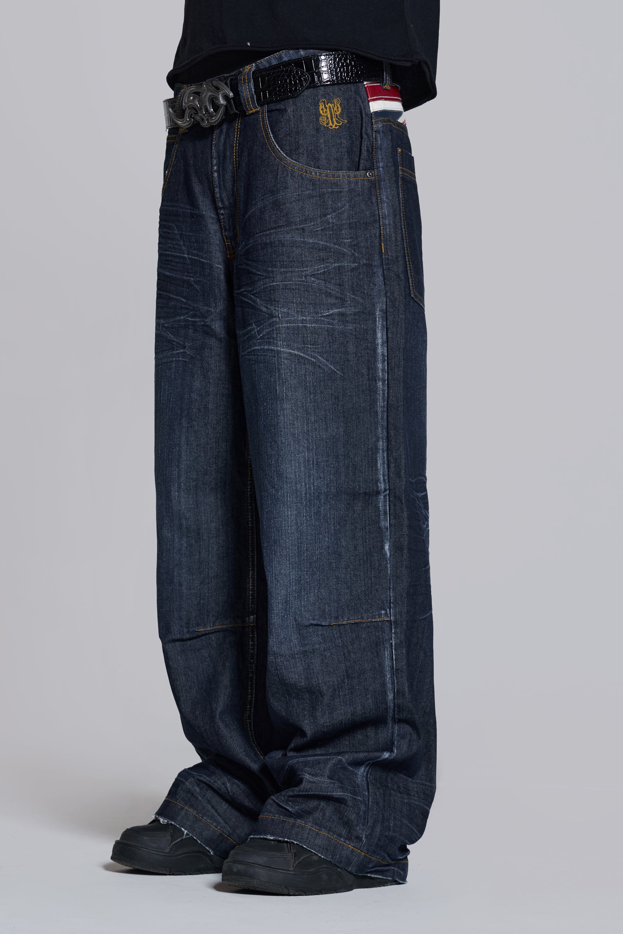 Union Jack Indigo Colossus Jeans - Image 6