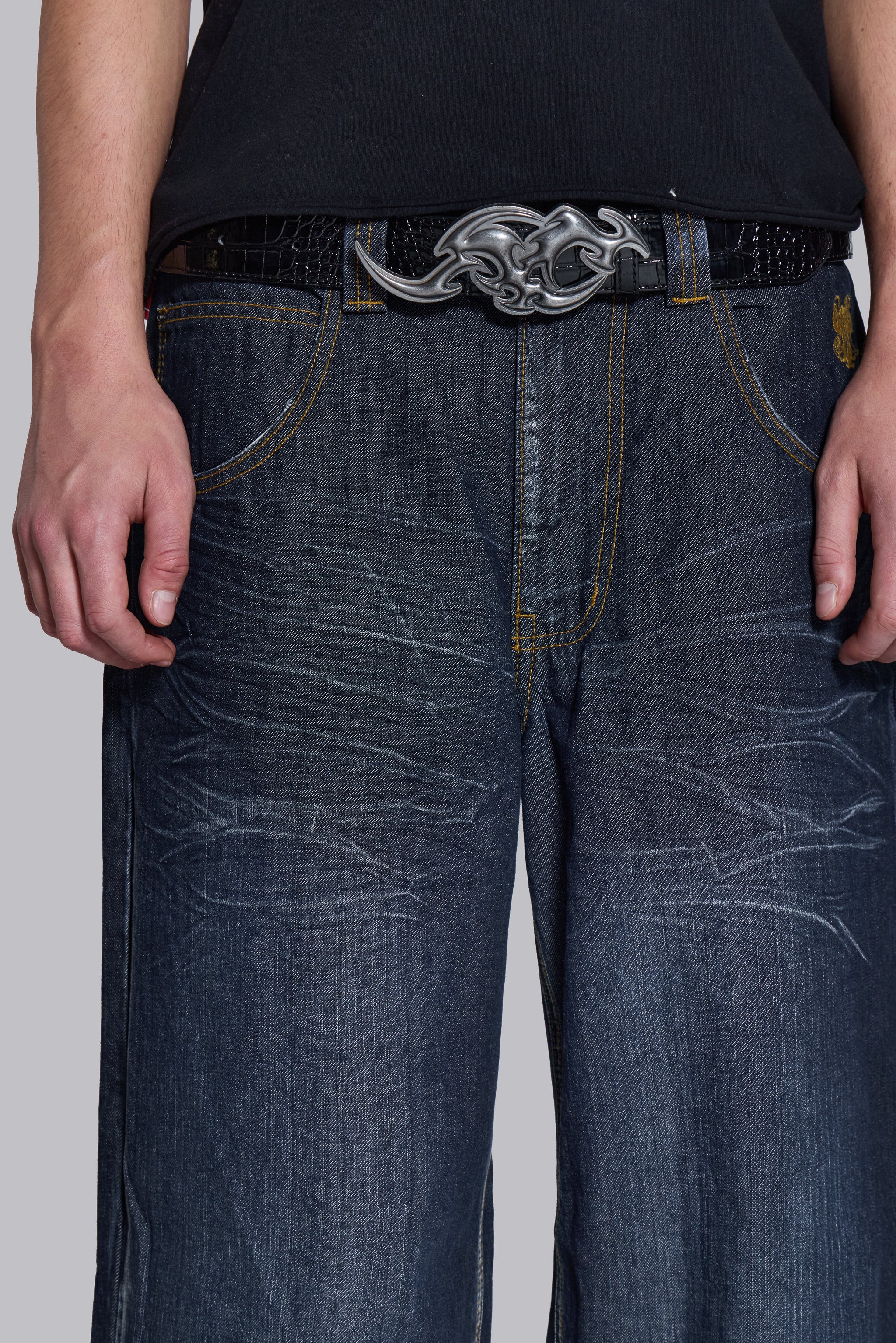 Union Jack Indigo Colossus Jeans - Image 9