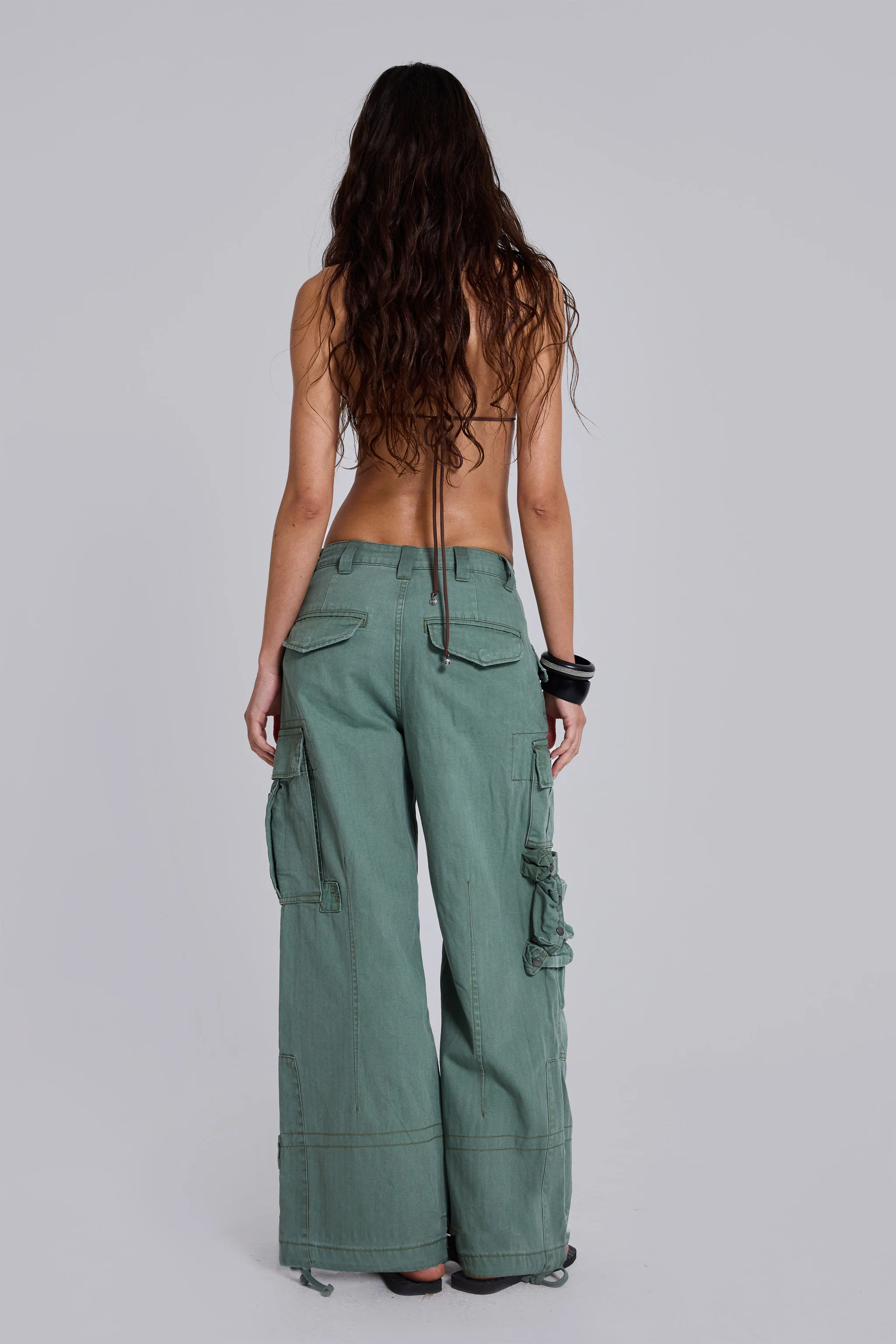 Utility Khaki Cargo Pants - Image 3