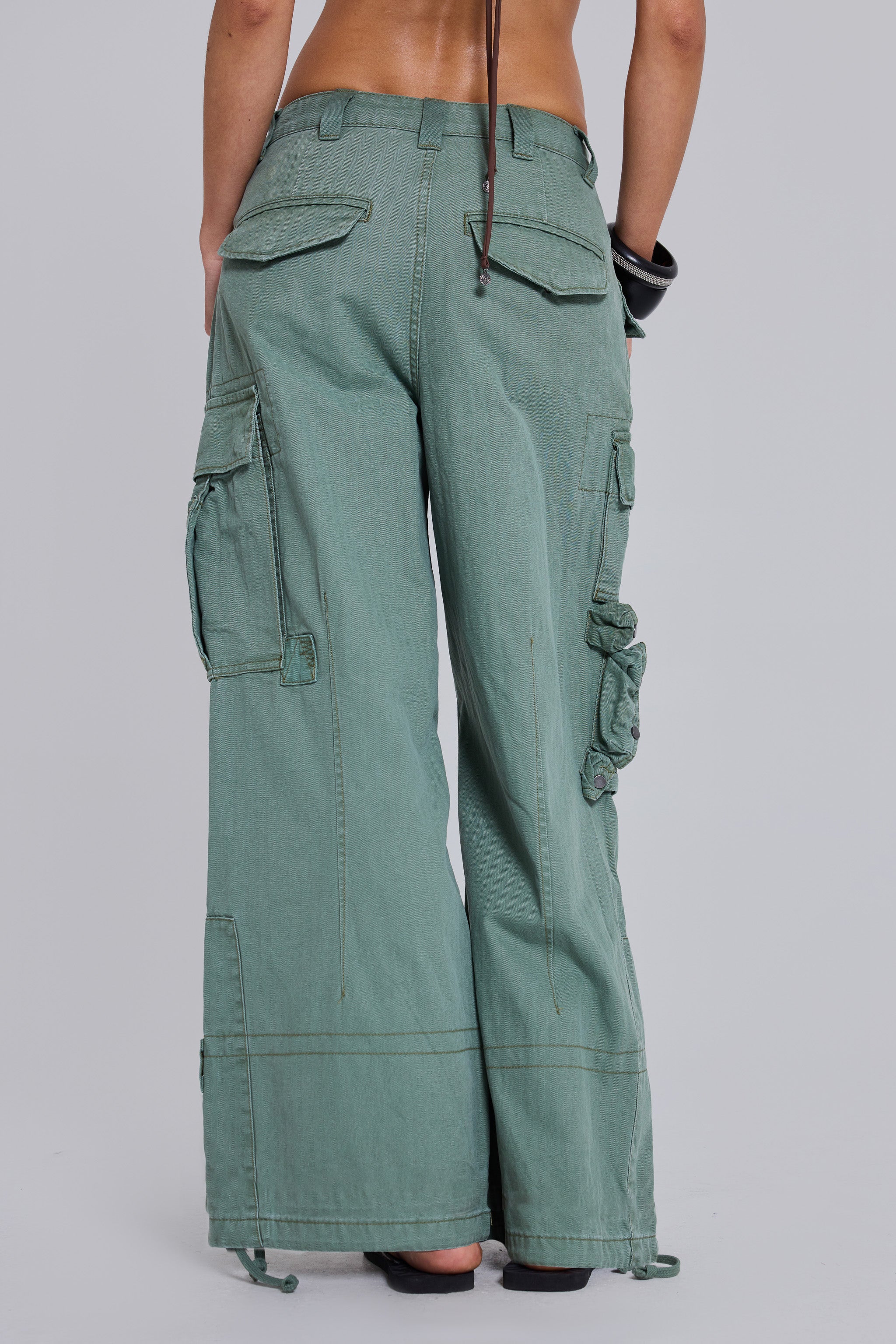 Utility Khaki Cargo Pants - Image 5