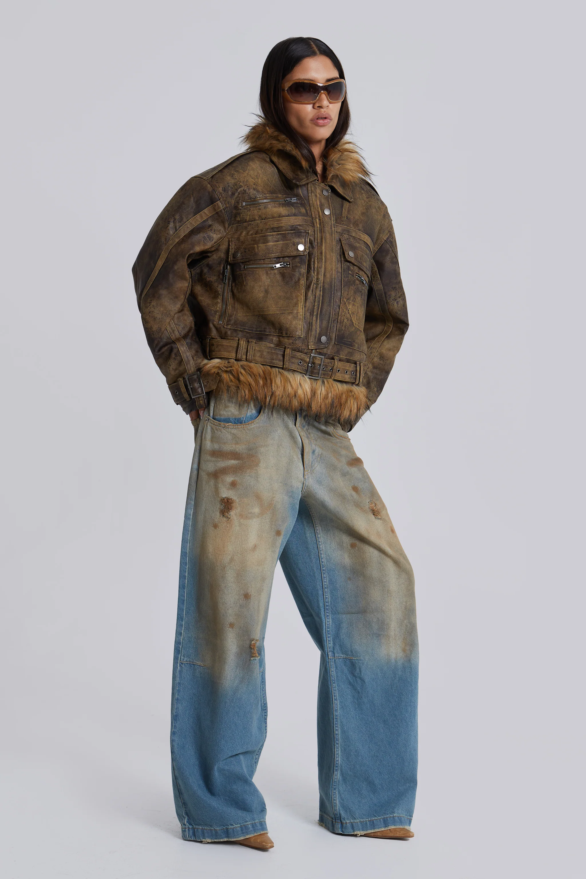 Vaca Faux Leather Jacket - Image 2