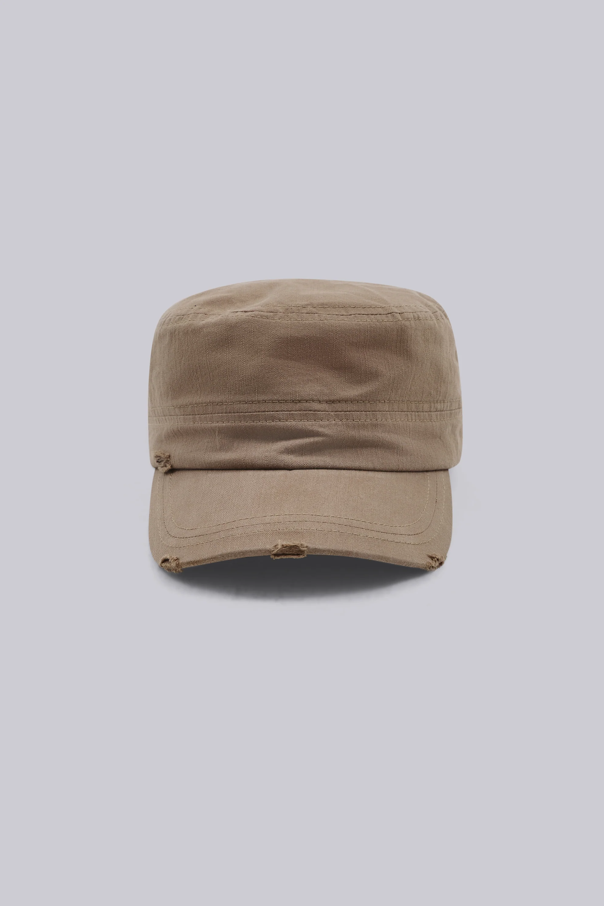 Vintage Tan Cadet Cap - Image 2