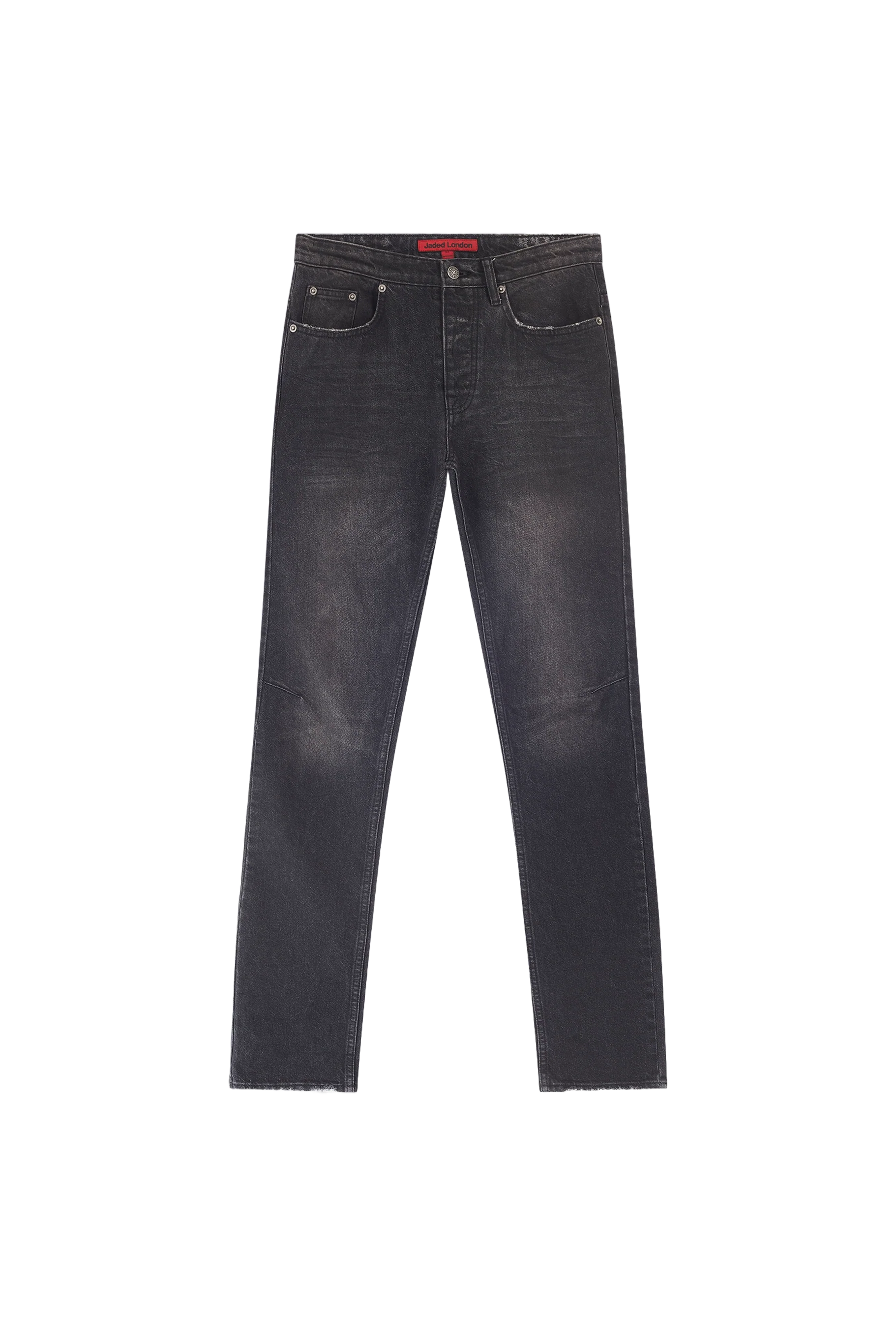 Washed Black Drain Jeans - Image 11