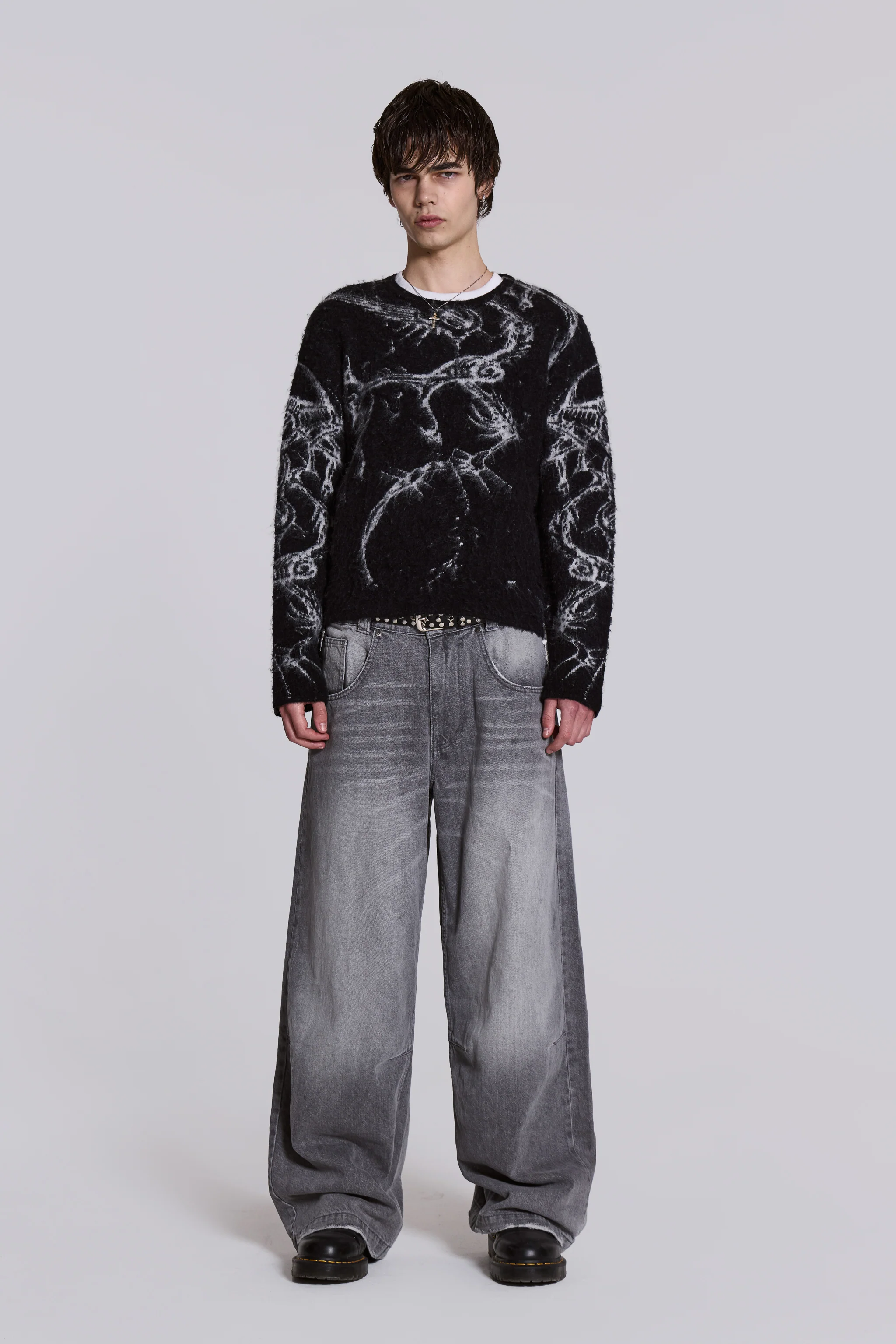 Washed Grey Colossus Jeans - Image 2
