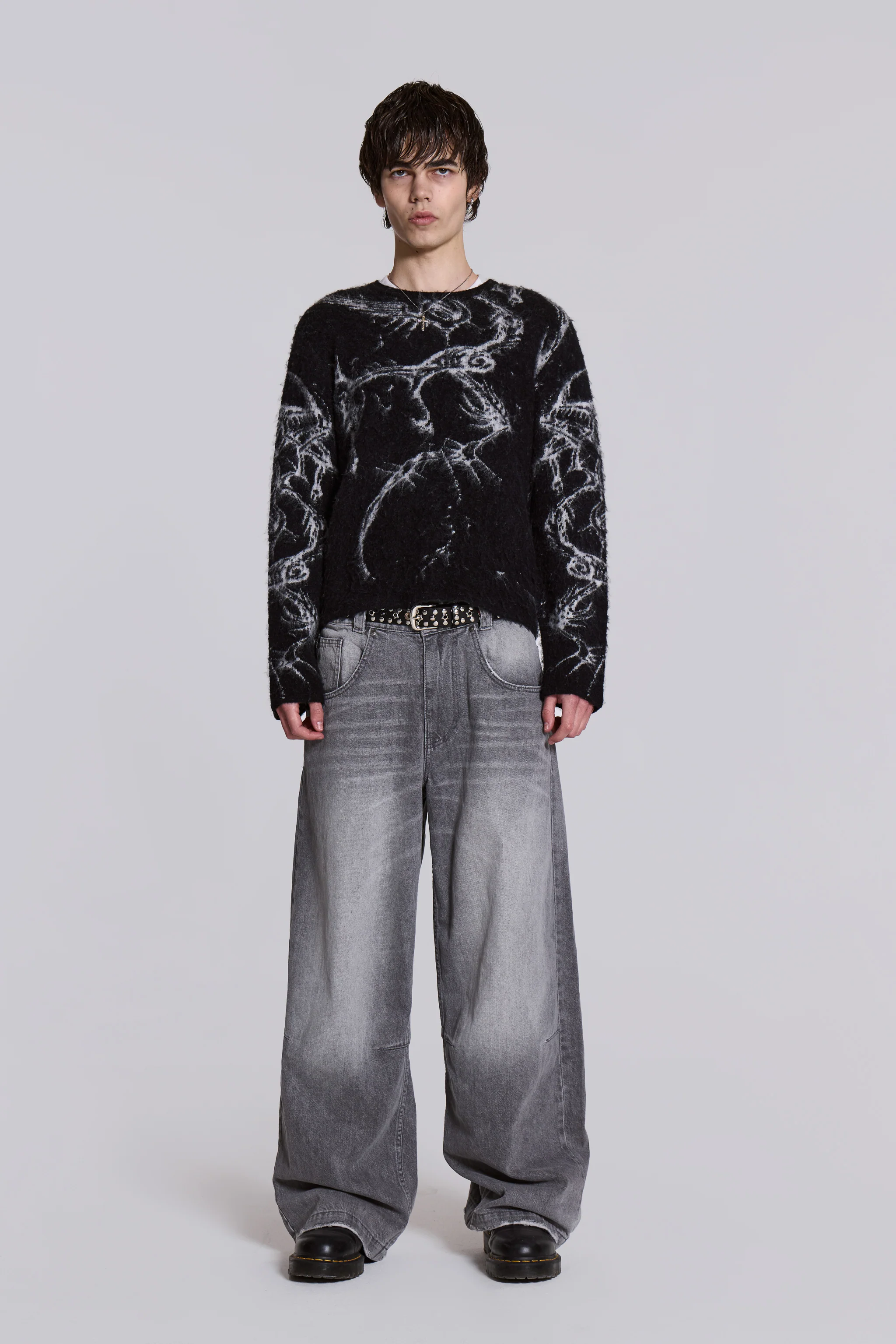Washed Grey Colossus Jeans - Image 5