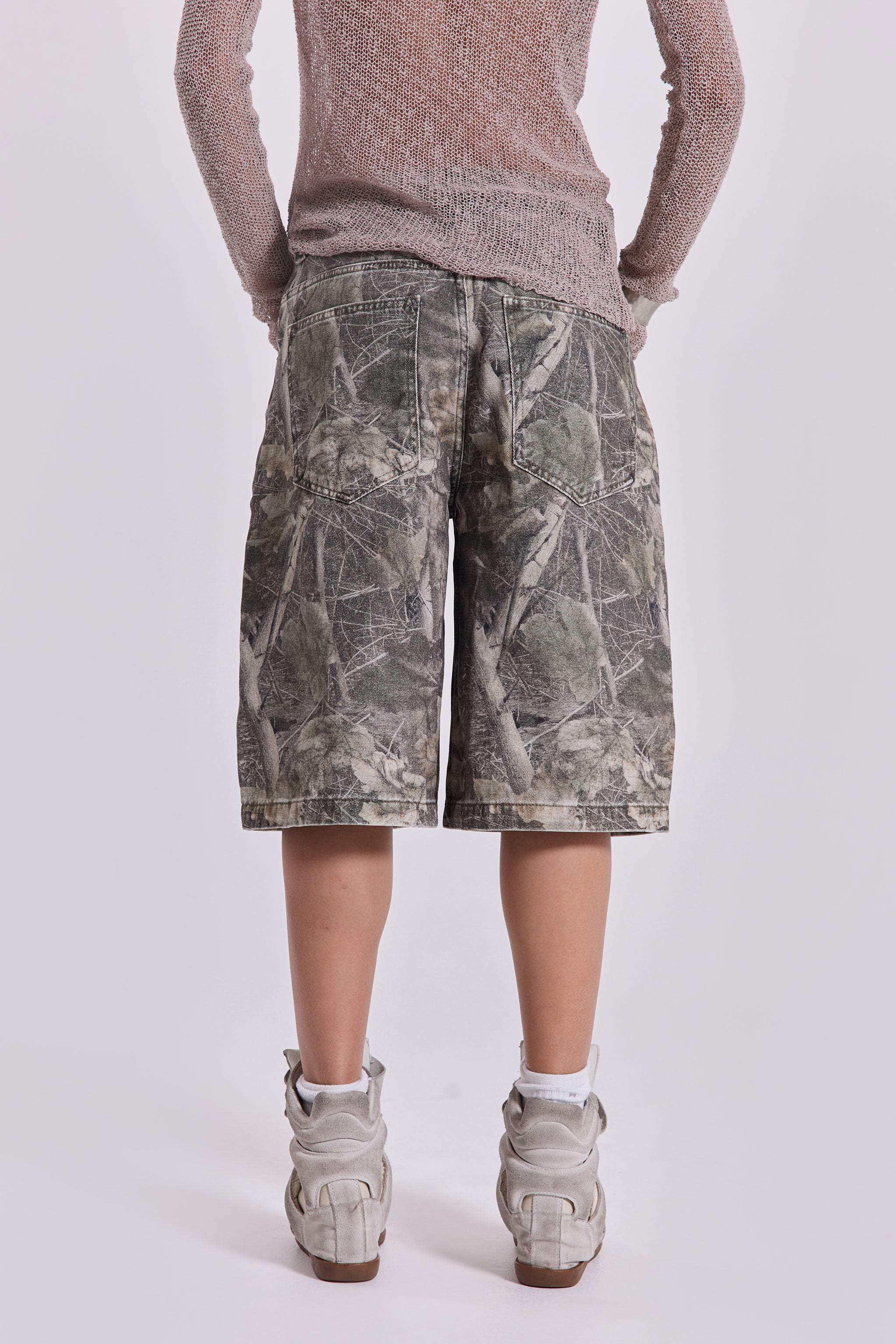 Woodland Camo Colossus Jorts - Image 4